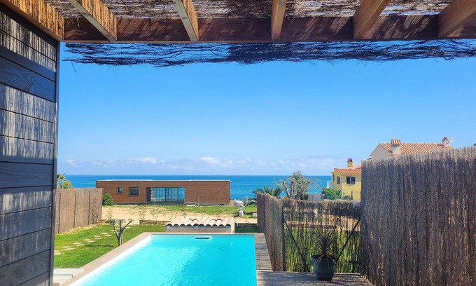 Bravone Villa | Villa Pied Dans L'eau with Private Pool for Family Fun