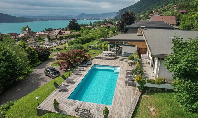 Veyrier-du-Lac House | Villa Pladia: Top-Rated Oceanview Retreat with Pool
