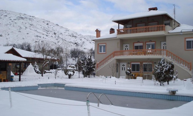 Lefkonas Apartment | Villa Platythea: Oceanfront Escape with Private Pool & Spa