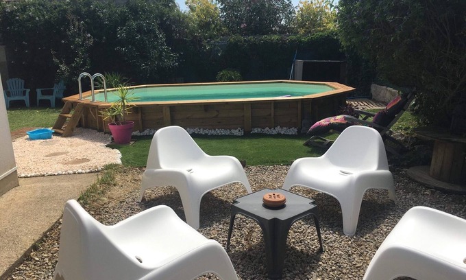 Salleles-d'Aude Villa | Villa pool near sea and mountains