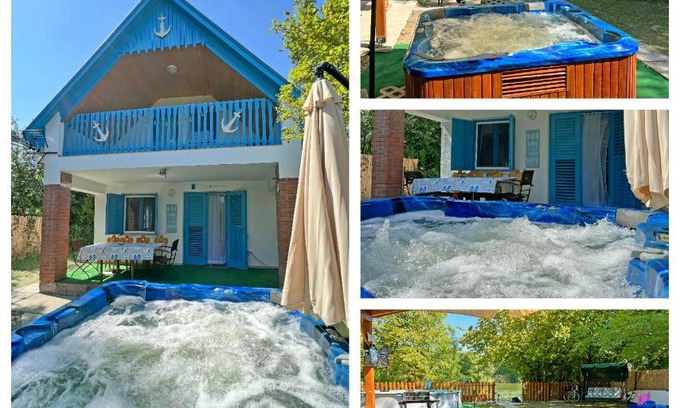 Bekesszentandras House | Experience Villa Popeye: Hot Tub & Oceanfront Bliss