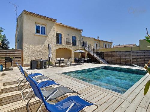 Portiragnes House | Villa Portiragnes avec piscine chauffée