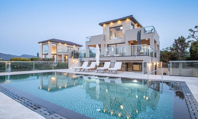 Stavros Villa | Experience Villa Poseidon: Ocean View & Private Pool Retreat