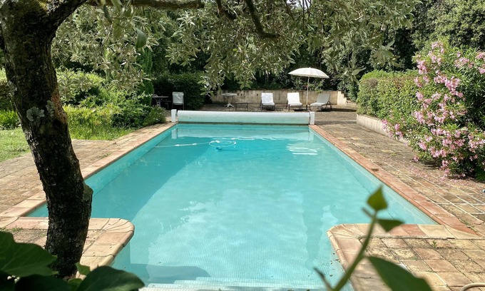 Les Angles Villa | Tranquil Villa with Pool and Kitchen Near Key Amenities