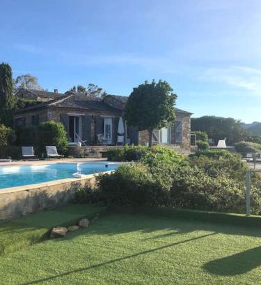 Saint-Florent Villa | Elegant Villa Prestige Saint Florent with Ocean View Pool