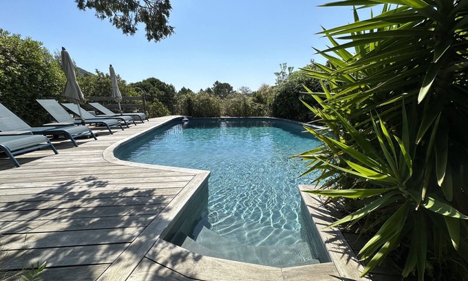 Santa Giulia Villa | Heated Pool Oasis Steps from the Beach - Pet Friendly & More