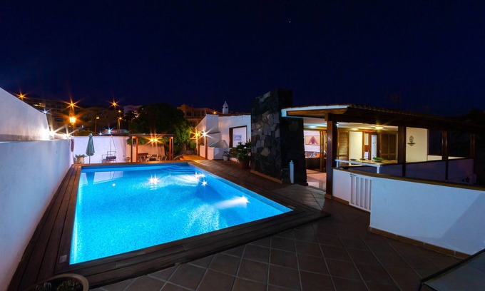 Santiago del Teide Ski Chalet | Experience Villa Punta Negra with Pool & Spa Amenities