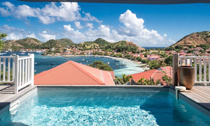 Terre-de-Haut Villa | Villa Rackam: Poolside Bliss & Ocean Views Near Beaches