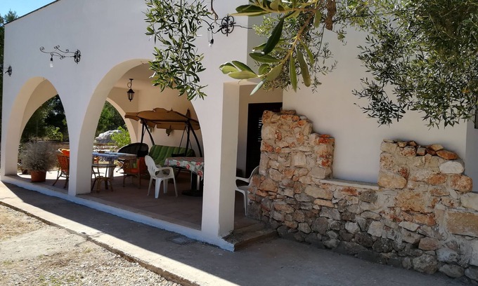 San Vito dei Normanni Villa | Villa Raffaela: Oceanfront Retreat amid Olive Trees