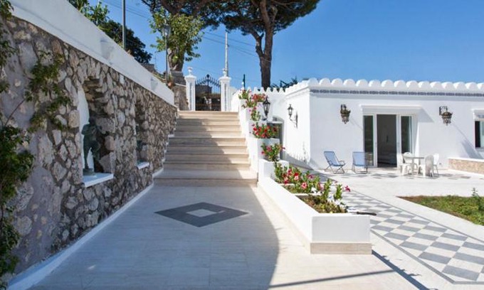 Tiberio Villa | Villa Raffaella: 4-Star Oceanfront Retreat with Pool
