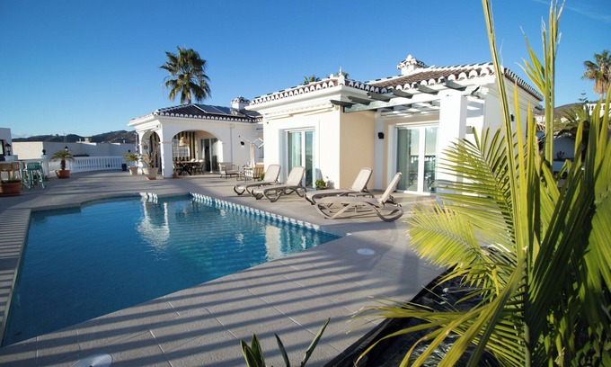 Torrox Costa Villa | Villa 'Rd01 Atalaya': Ocean View, Pool & Spa Retreat