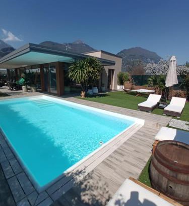 Riva del Garda Villa | Villa Relax: Guest Rated 10/10 with Inviting Pool Amenities