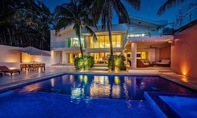 Cozumel Villa | Villa RosMar: Beachfront Haven with Private Pool & Spa