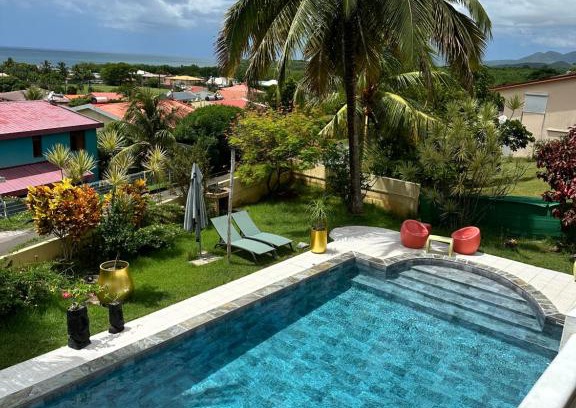 Trois-Rivieres Apartment | Relax at Villa Sable et Colibris with Pool and Ocean View