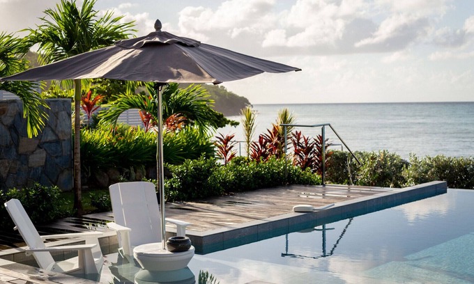 Le Diamant Villa | Villa Sancy - Oceanfront Retreat with Private Pool