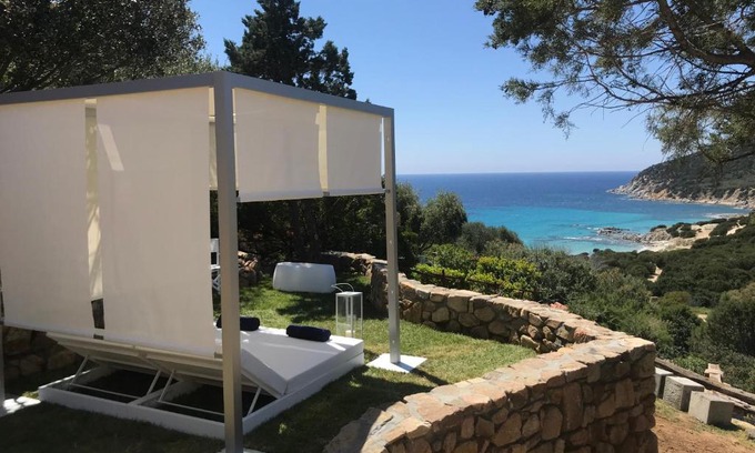Porto Sa Ruxi Villa | Villa Sardinia: Seaview Retreat with Pool and Spa Amenities