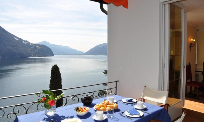 Castagnola Apartment | Relax at Villa Sassalto: Oceanfront Retreat with 4 Stars