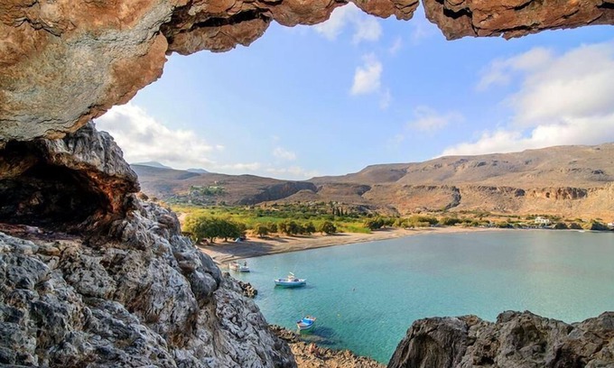 Sitia Apartment | Ocean View Villa with Kitchen & Breakfast in Mesa Mpanta