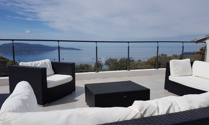 Olmeto Villa | Exclusive Villa with Ocean View and Heated Private Pool