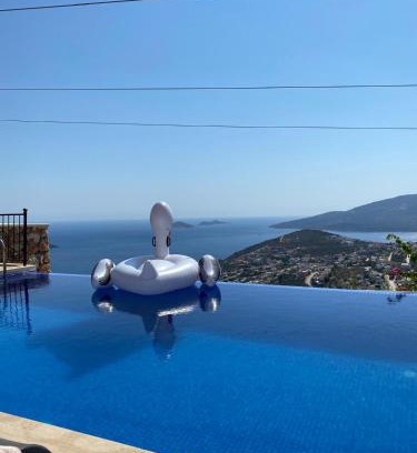Kalkan Villa | Villa Serenity 3: Oceanfront Paradise with Pool & Pets Welcome