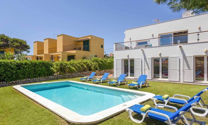 Punta Prima Villa | Villa Sol De Flandes: Elegant Villa Near Beach with Pool