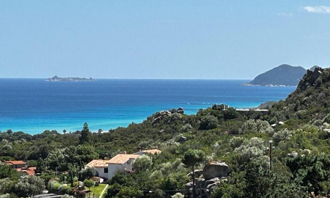 Costa Rei House | Oceanfront Villa Sole: Breathtaking Views Await You
