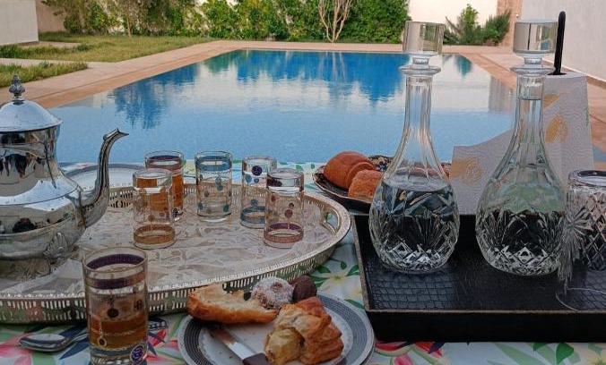Lamharza Essahel Villa | Villa Soltana: 10/10 Rated with Pool & Hot Tub Access