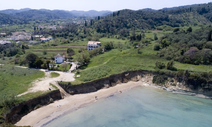 Sidari Apartment | Beachfront Villa Spyridoula Studio 13 with Ocean Views