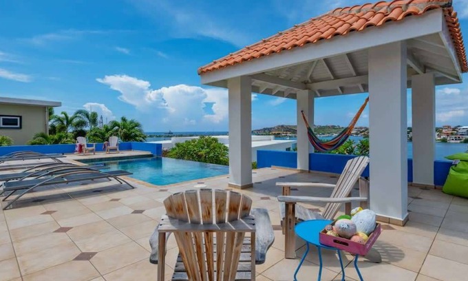 Willemstad Villa | Villa Star Beach: Private Pool & Spectacular Sea Views