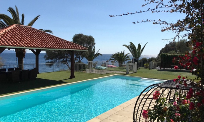 Cargese Villa | Villa Stocking: Oceanfront Retreat with Private Pool & Jacuzzi