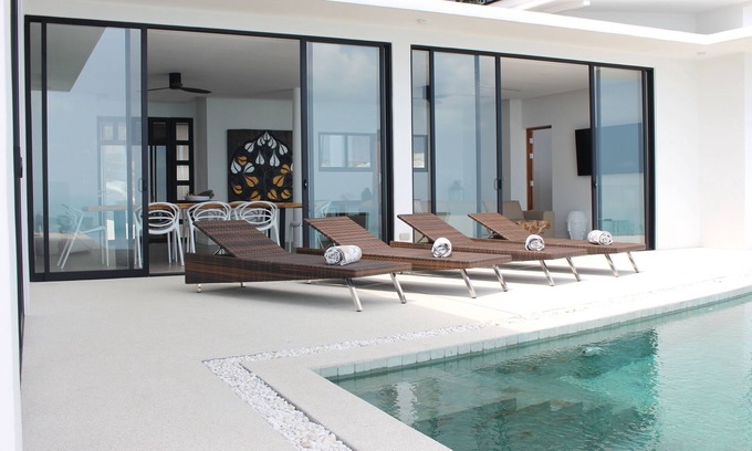 Lamai Villa | Relax at Villa Sunny Moon with Oceanfront Views & Pool