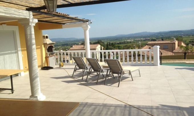 Saint-Marcel-d'Aredeche Villa | Relaxing Villa with Pool in South Ardeche for 10 Guests