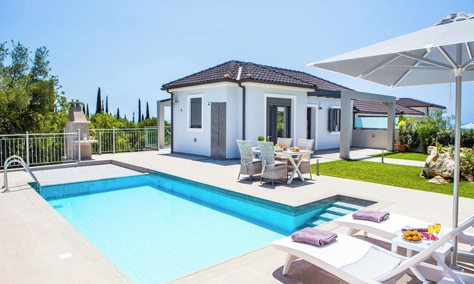 Leivathos Villa | Villa Terra: Enjoy Sea Views and a Private Pool Retreat