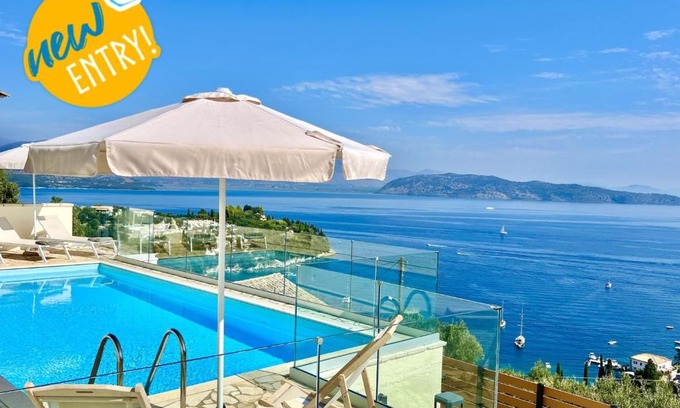 Vlachatika Villa | Villa Tesoro Kalami: Private Pool & Oceanfront Escape