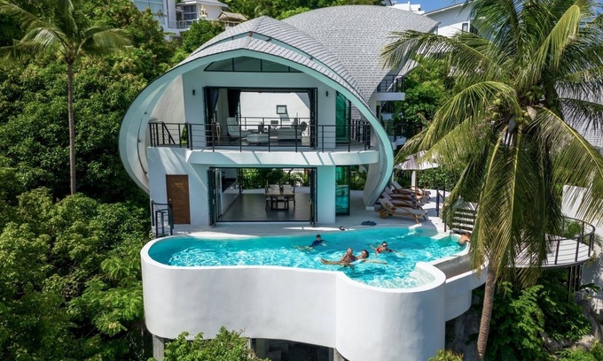 Moo 5 Villa | Villa The Spot: Oceanfront Retreat with Pool & Spa