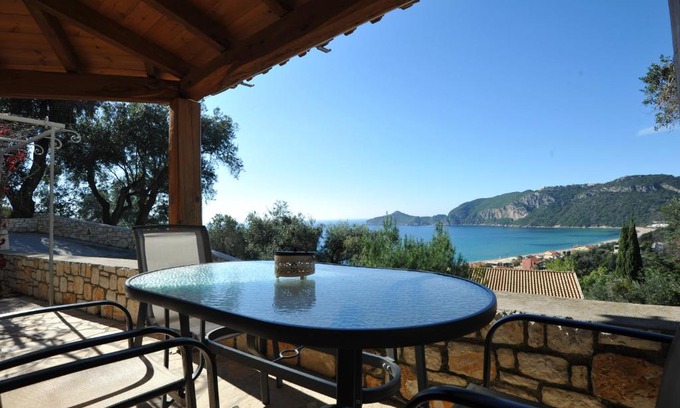 Agios Georgios Pagon House | Oceanfront Villa Theodora - Guest Rated 9.7/10