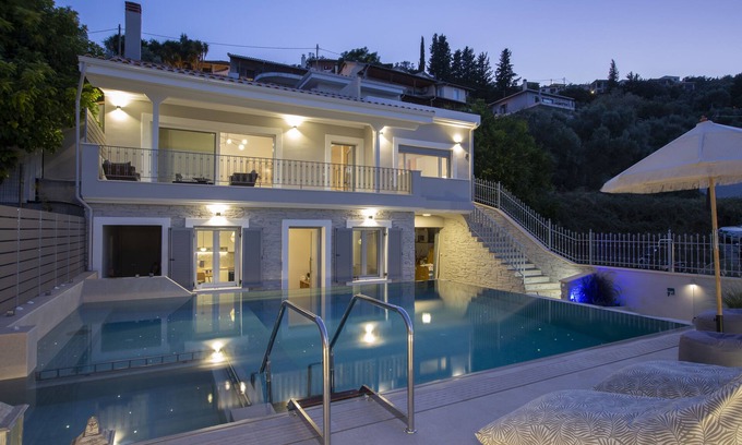 Apolpaina Villa | Villa Theretro: Relax by the Ionian Sea with Private Pool
