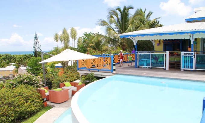 Sainte-Rose Villa | Oceanfront Villa TI JIMO: Family-Friendly Retreat with Pool