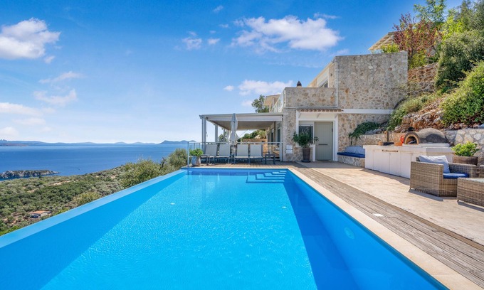 Sivota Villa | Villa Tranquility - Alfresco Villas with Breathtaking Views