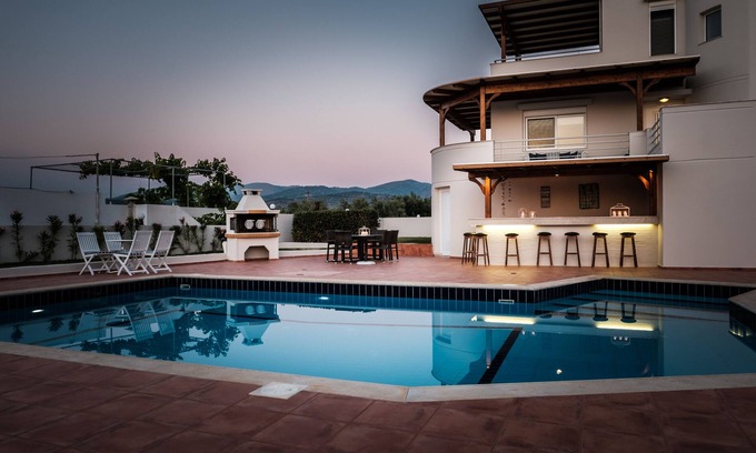 Milatos Villa | Villa Triton: Private Pool & Ocean Views in East Crete