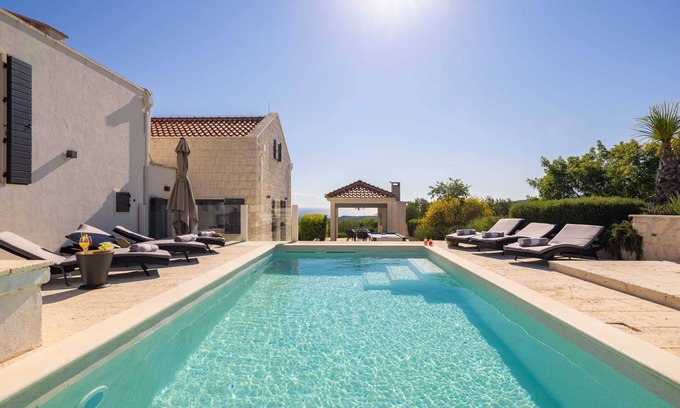 Podglavica Villa | Relax at Villa True Oasis with Private Heated Pool