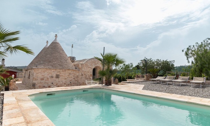 Putignano Villa | Tranquil Villa 'Trulli San Pietro' with Private Pool & Spa