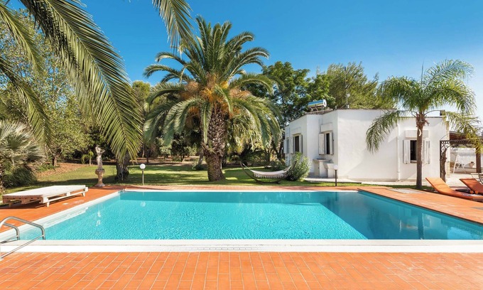 Ugento Villa | Discover Villa Two Swords: Pool, Garden & Pet-Friendly Stay!
