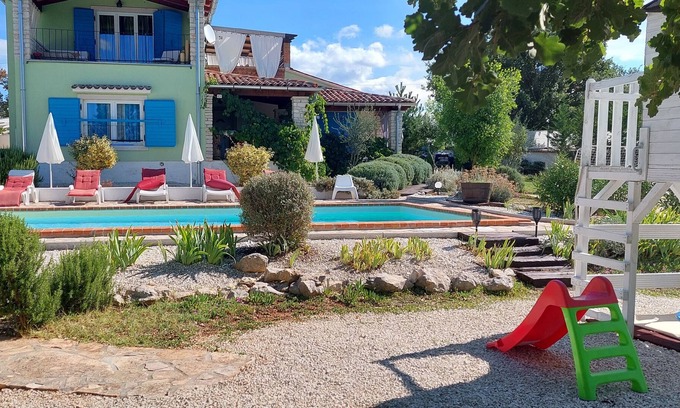 Stokovci Villa | Villa Una Ira for 8 with private pool and beach volleyball