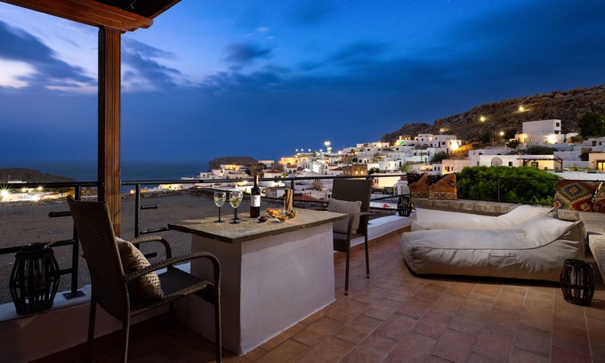 Lindos Villa | Villa Valasia: 3-Bedroom Villa with Acropolis and Seaview