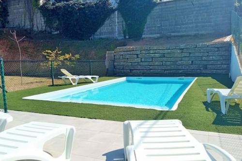 Vidreres House | Villa Valentina: Oceanfront Retreat with Pool & Pet-Friendly Stay