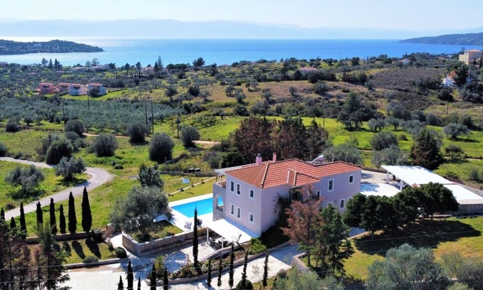 Kilada Villa | Villa Victory: Oceanfront Retreat with Mini Soccer Club