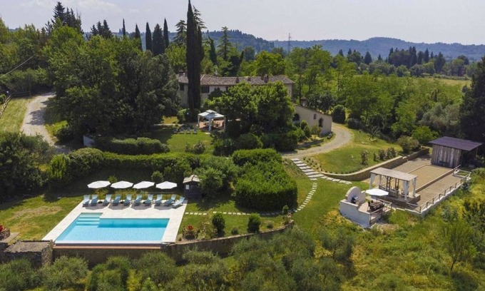 Barberino Val d'Elsa Villa | Villa Volpaia: Idyllic Getaway with Infinity Pool & Garden