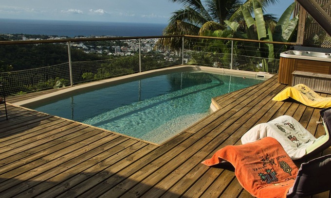 La Providence Villa | Villa Vue: Pool, Spa & Ocean Views Await Your Getaway