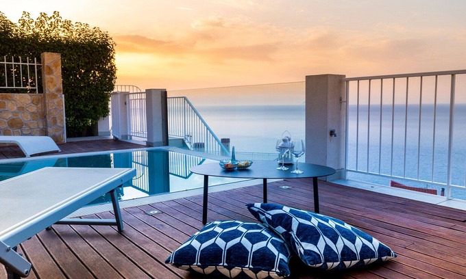 Capo d'Orlando Villa | Villa Vulcano: Private Pool with Breathtaking Sea Views